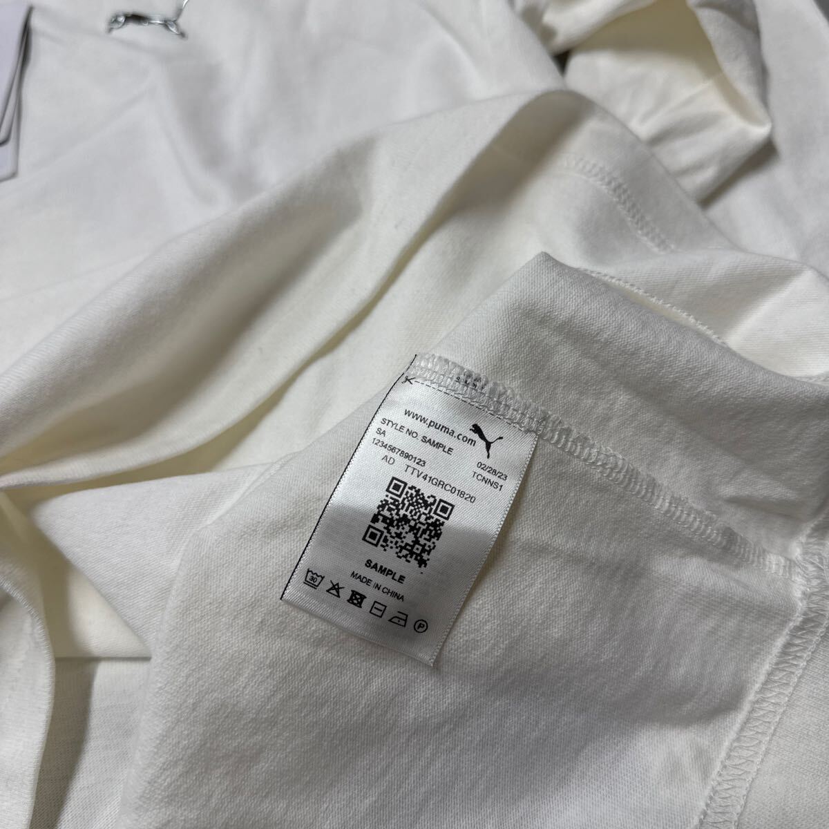 プーマ ソラヤマ PUMA SORAYAMA RELAXED FIT 626535 02 Graphic Long Sleeve Tee PUMA White 未使用 Lサイズ 空山基 ドラゴン 長袖 Tシャツ