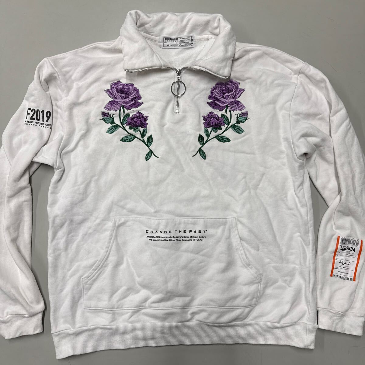 IDOLiSH7×LEGENDA SOGO OSAKA Half zip sweat shirts アイドリッシュセブン レジェンダ スウェット トレーナー ハーフジップ 逢坂壮五