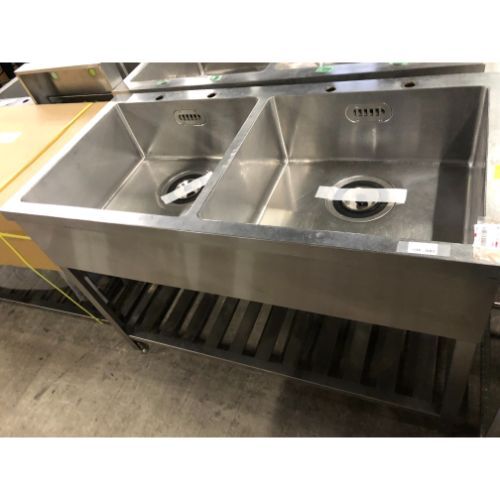 二槽シンク 業務用 中古/送料別途見積