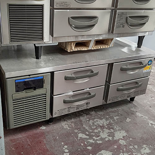 低ドロワーコールドテーブル ホシザキ RTL-120DDF 業務用 中古/送料別途見積