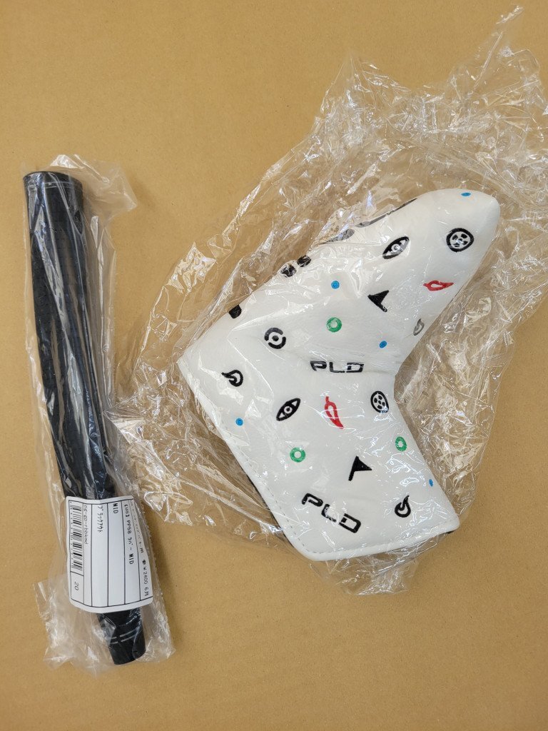 158807。《未使用》PING ピン PLD パター用ヘッドカバー グリップセット