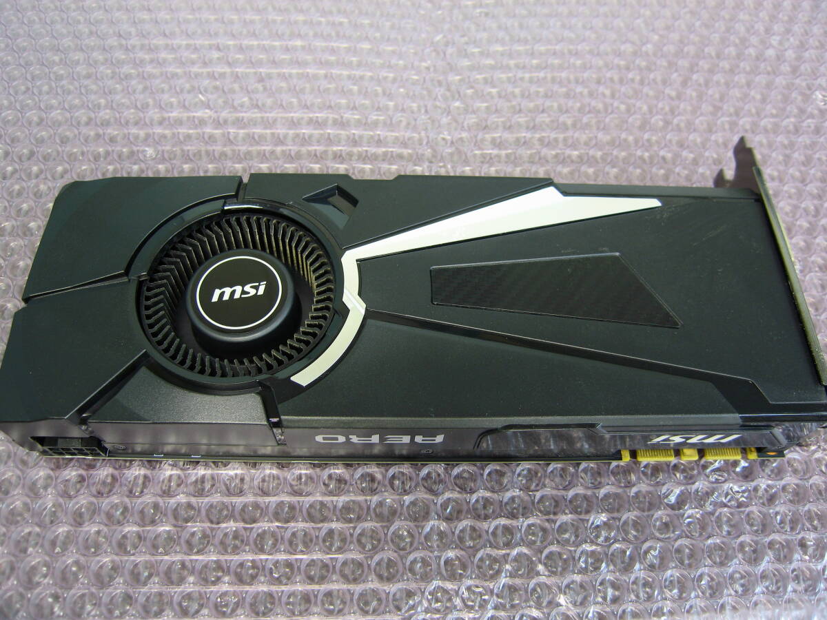 ◎msi AERO Geforce GTX 1070 8G OC ビデオボード 動作未確認 1台　中古◎