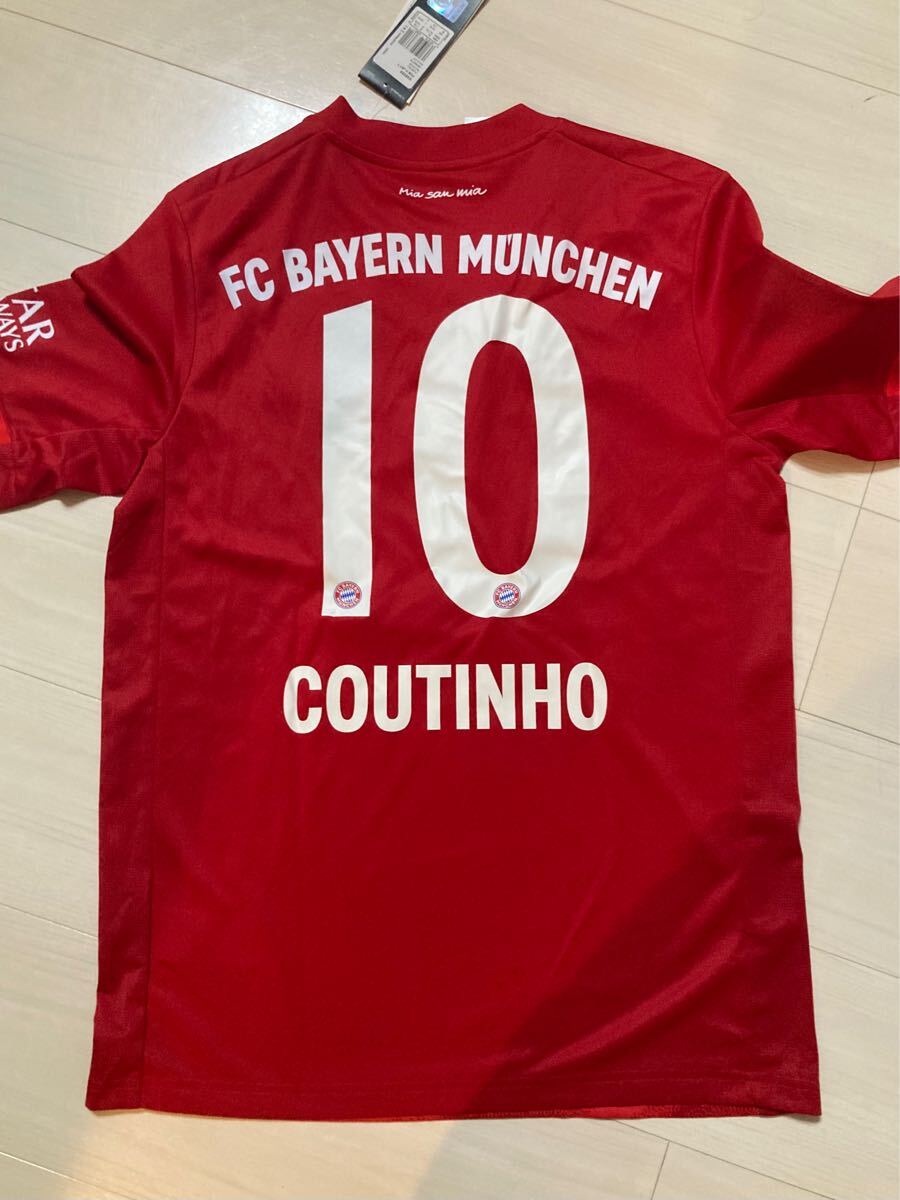 【新品タグ付】FC Bayern Munchen バイエルンミュンヘン 2019-20ホームユニフォーム 10番 コウチーニョ 元セレソン ブラジル代表