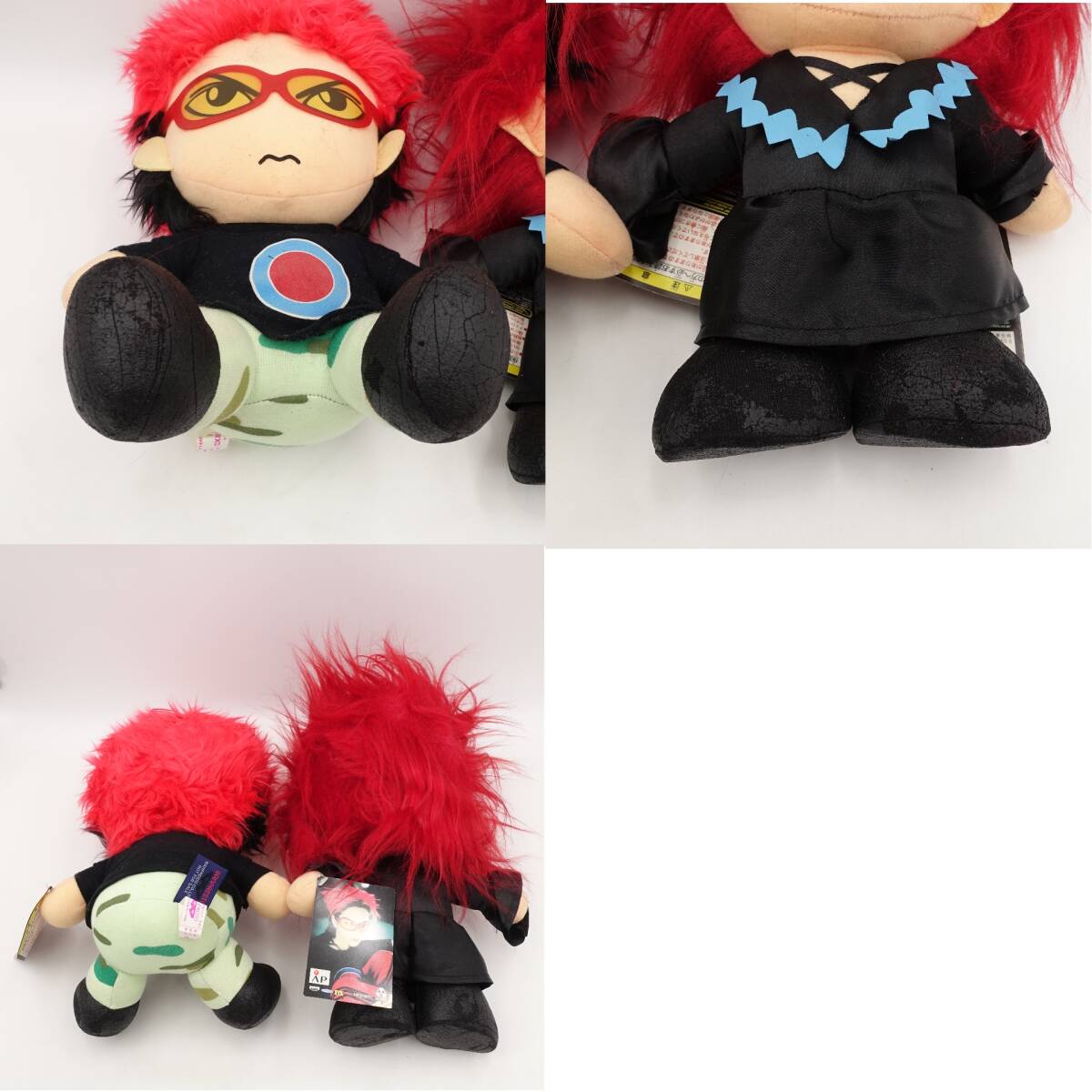 XJAPAN hide ぬいぐるみ 7体セット タグ付き6体 当事物 XJAPAN hide ぬいぐるみ 7体セット タグ付き6体 当事物