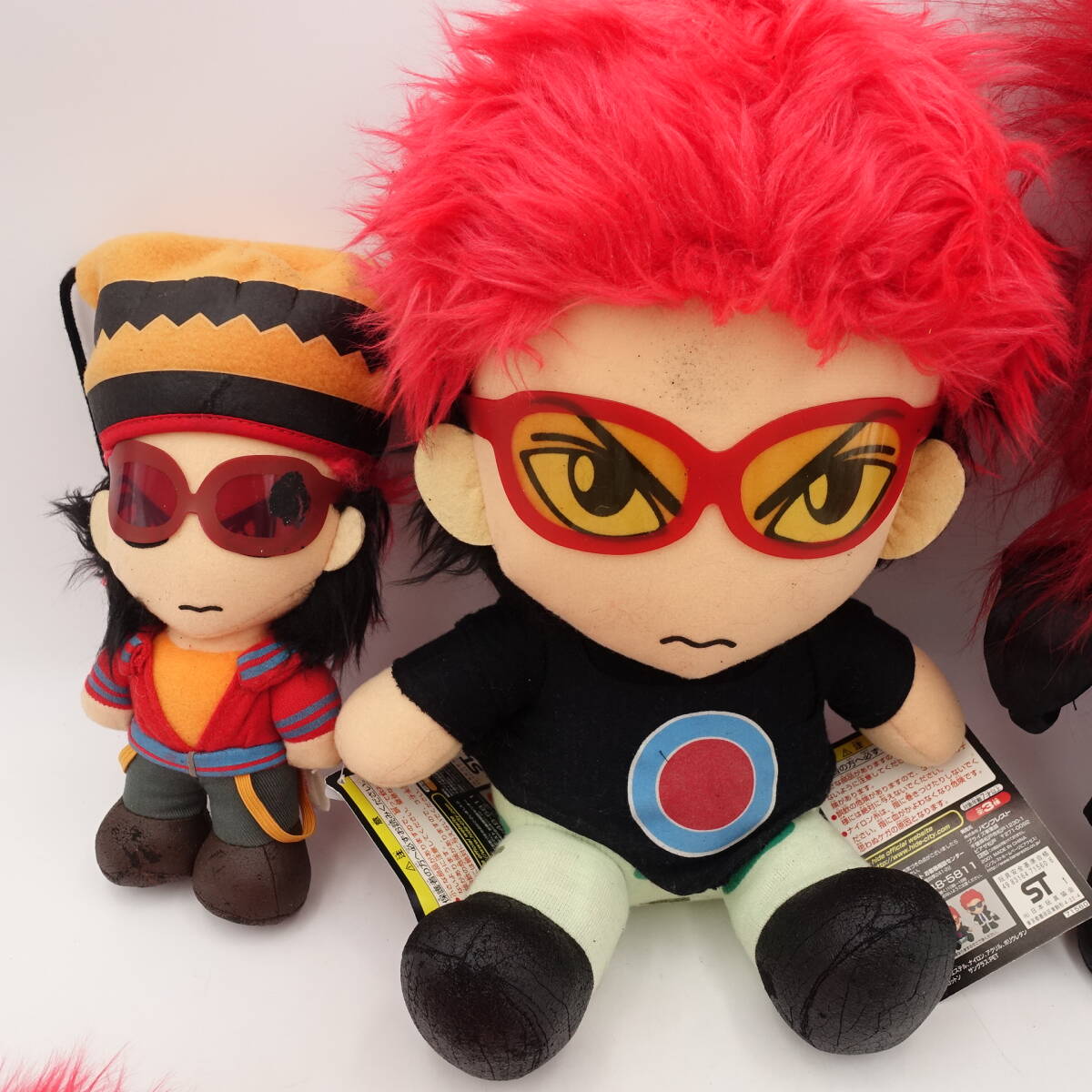 XJAPAN hide ぬいぐるみ 7体セット タグ付き6体 当事物 XJAPAN hide ぬいぐるみ 7体セット タグ付き6体 当事物