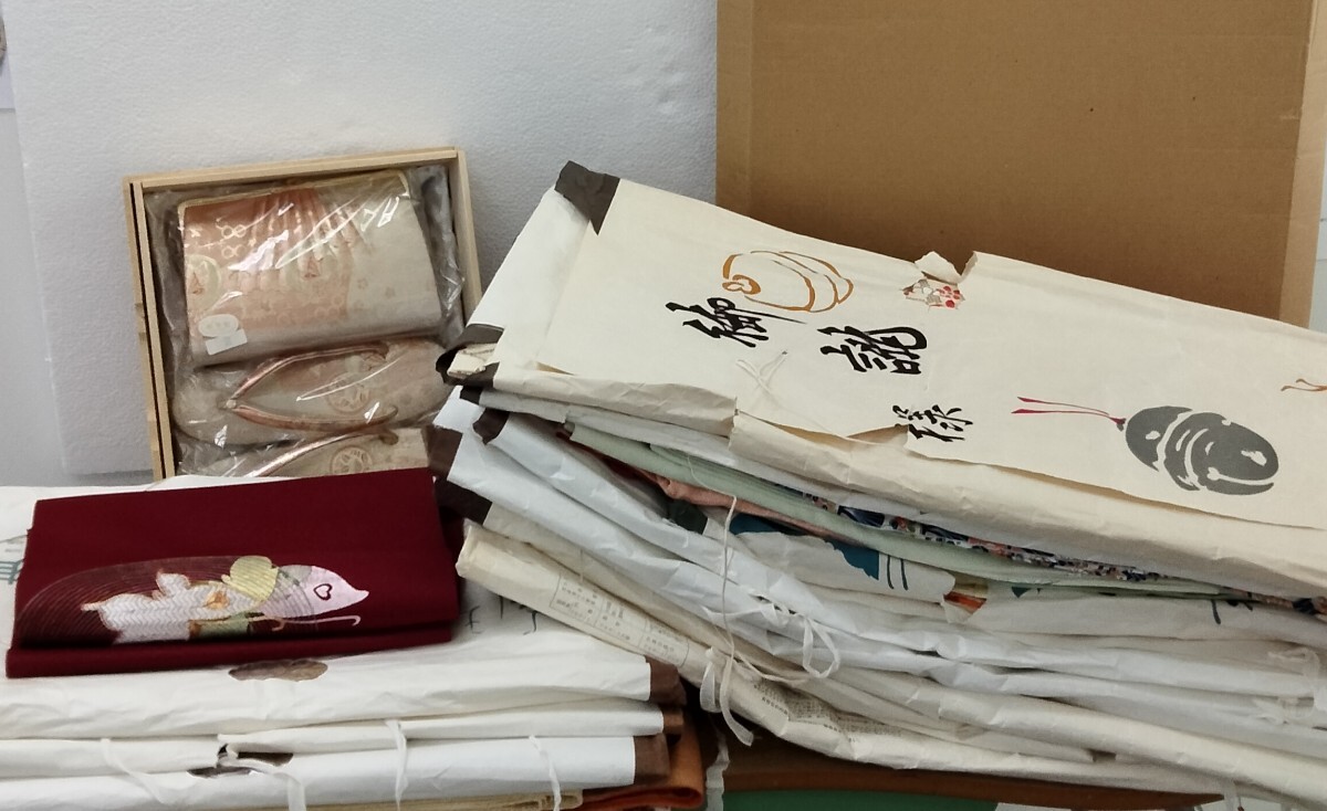 反物　帯　着物　草履　小物入れ　和装　和服　わびさび　日本和　まとめ売り　24点