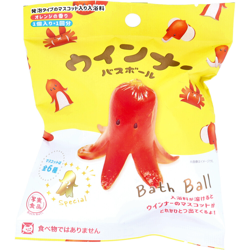 まとめ得 写実食品 ウインナーバスボール オレンジの香り 50g 1回分 x [15個] /k