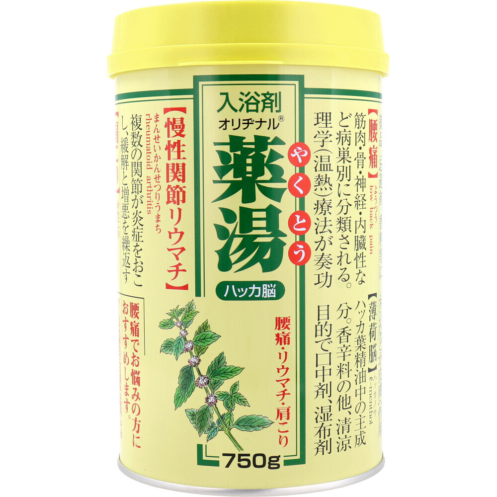 まとめ得 オリヂナル 薬湯 入浴剤 ハッカ脳 750g x [2個] /k