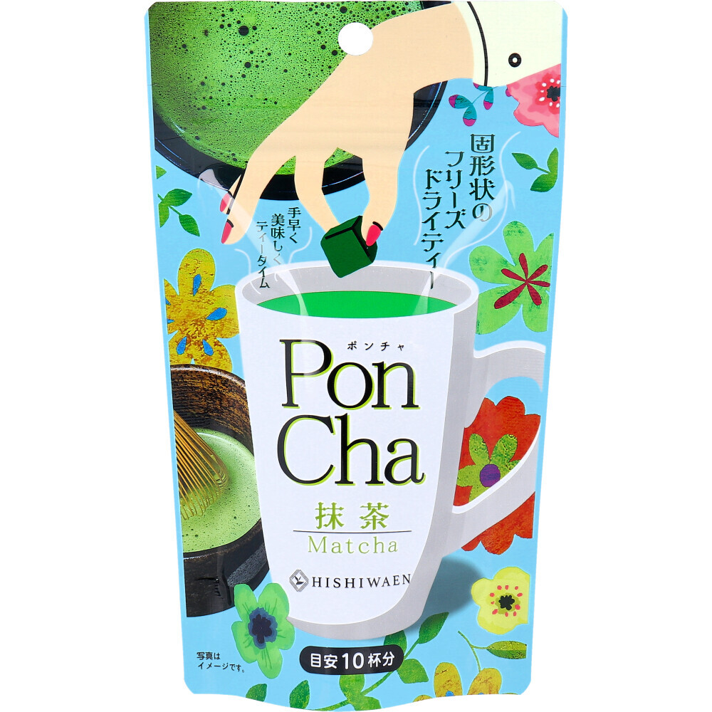 まとめ得 ※PonCha(ポンチャ) 抹茶 10g(10粒入) x [6個] /k