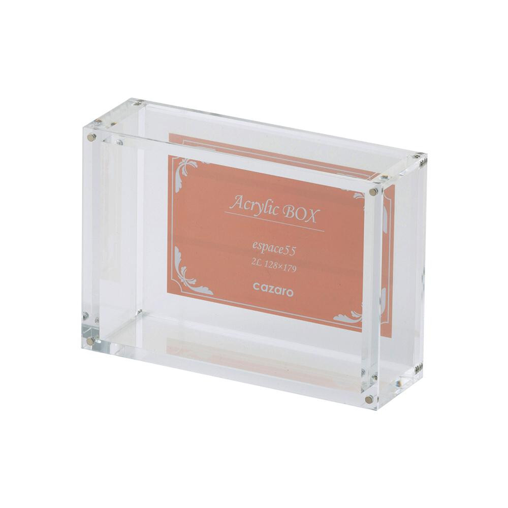 まとめ得 Cazaro アクリルBOX エスパス 55 2L クリア 36B005B0100 x [3個] /a