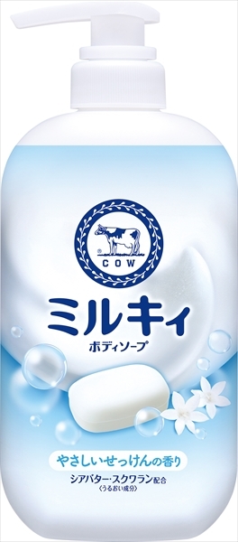 まとめ得 ミルキィボディソープ やさしいせっけんの香り ポンプ付 牛乳石鹸共進社 ボディソープ x [6個] /h