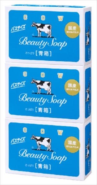 まとめ得 カウブランド 青箱 バスサイズ ３コパック 牛乳石鹸共進社 石鹸 x [8個] /h