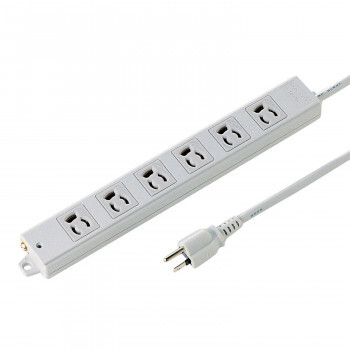 サンワサプライ 工事物件タップ 3P・6個口・10m TAP-K6-10 /a