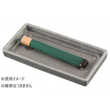 まとめ得 ナカムラ商事 お墓用線香皿 小雪(陶器の線香皿) x [2個] /a