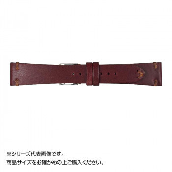 Emitta(エミッタ) 時計バンド ブッテーロ 20mm ワイン (美錠:銀) EB-W20 /a