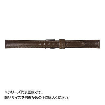 まとめ得 MIMOSA(ミモザ) 時計バンド キッド 14mm ダークブラウン (美錠:銀) ZK-B14 x [2個] /a