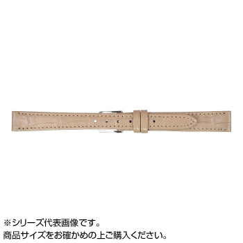 まとめ得 MIMOSA(ミモザ) 時計バンド P型押ワニ 13mm モカ (美錠:銀) CP-M13 x [2個] /a