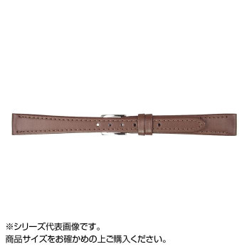 まとめ得 MIMOSA(ミモザ) 時計バンド Eカーフ 8mm ダークブラウン (美錠:銀) CE-B8 x [2個] /a