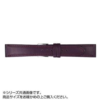 まとめ得 MIMOSA(ミモザ) 時計バンド Eカーフ 19mm ワイン (美錠:銀) CE-W19 x [3個] /a