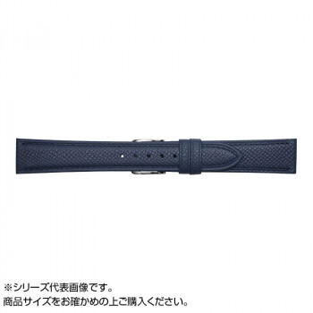 Emitta(エミッタ) 時計バンド ワープロラックス 18mm ネイビー (美錠:銀) EW-N18 /a