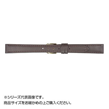 まとめ得 MIMOSA(ミモザ) 時計バンド EMカーフ 10mm ダークブラウン (美錠:銀) CEM-B10 x [2個] /a