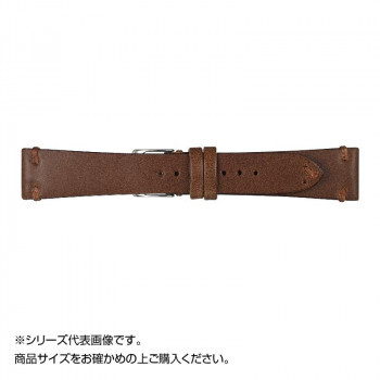 Emitta(エミッタ) 時計バンド ブッテーロ 20mm ブラウン (美錠:銀) EB-B20 /a