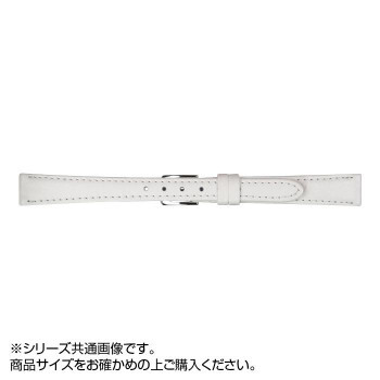 まとめ得 MIMOSA(ミモザ) 時計バンド Eカーフ 6mm ホワイト (美錠:銀) CE-WH6 x [3個] /a