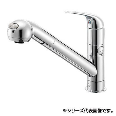 三栄 SANEI シングルワンホールスプレー分岐混合栓 寒冷地用 K87000BTJK-13 /a