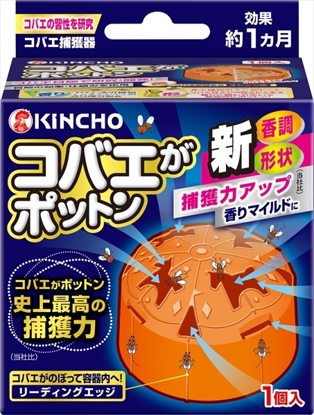 まとめ得 コバエがポットン 置き型 大日本除虫菊（金鳥） 殺虫剤・ハエ・蚊 x [5個] /h