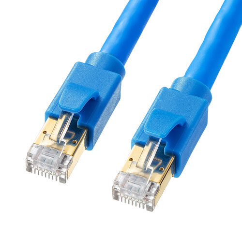 サンワサプライ カテゴリ8LANケーブル 5m ブルー KB-T8-05BL /l