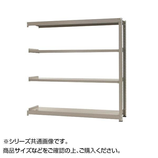中量ラック　耐荷重300kgタイプ　連結　間口900×奥行750×高さ2400mm　4段　ニューアイボリー /a