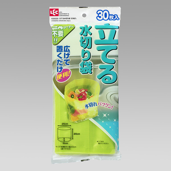 まとめ得 立てる水切り袋30枚入 x [8個] /m
