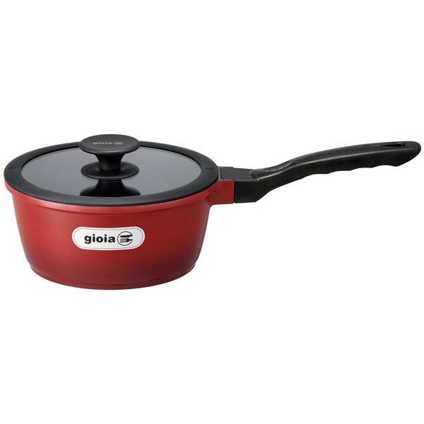まとめ得 gioia ラウンドソースパン18cm レッド x [2個] /m