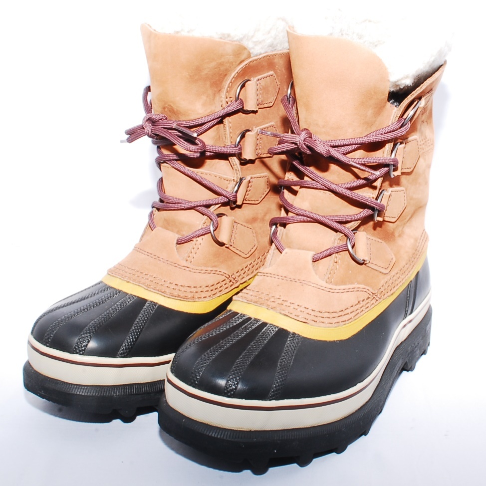 激安アウトレット通販 レディース ソレル SOREL CARIBOU ブラウン 25.0cm ブーツ カリブー スノーブーツ