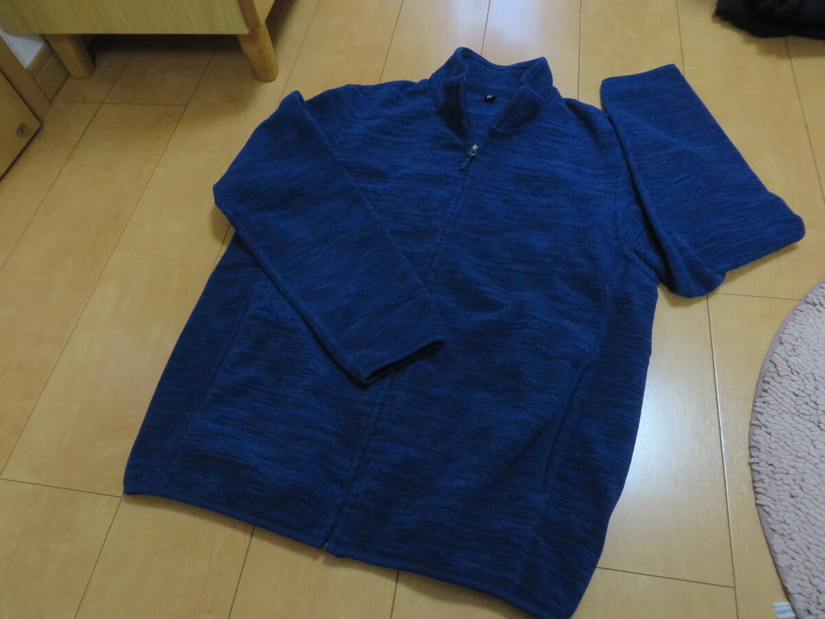☆ユニクロ フリースジャケット Lサイズ 迷彩ブルー 超美品☆