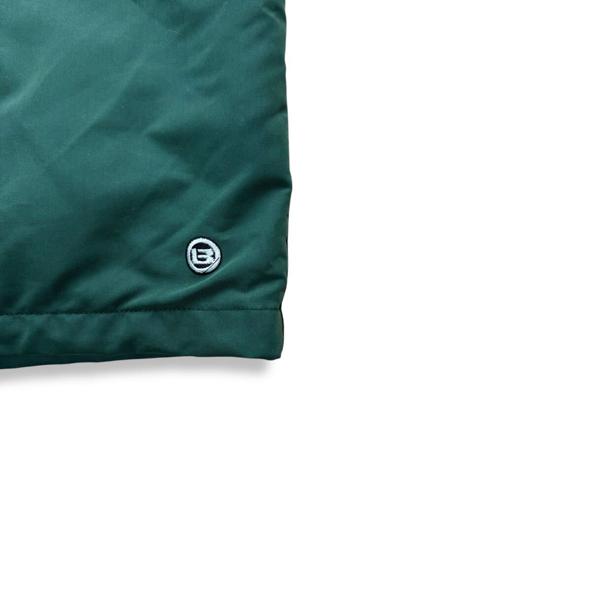 90s BURTON バートン スノーボードジャケット グリーン カーキ テック ギミック ギア ダブルジップ ベンチレーション ブルゾン ゴープコア_画像4