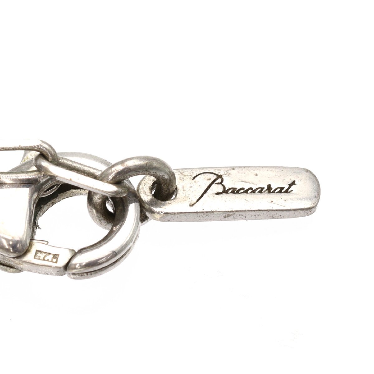 Baccarat バカラ ビジュウ SV925 レッドミラー ネックレス 6.5ｇ■55B26
