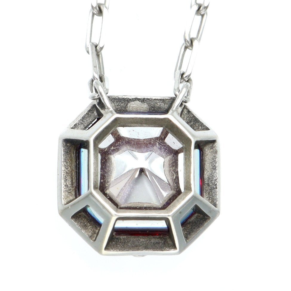 Baccarat バカラ ビジュウ SV925 レッドミラー ネックレス 6.5ｇ■55B26