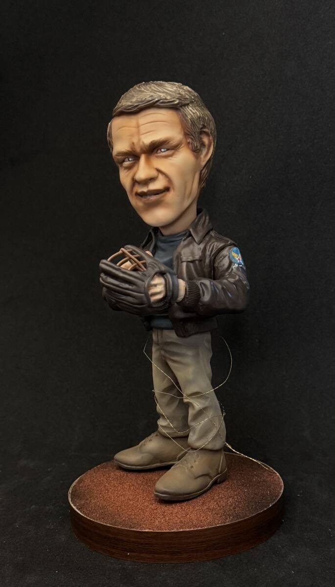 デフォルメフィギュア完成品　大脱走　スティーブ・マックィーン