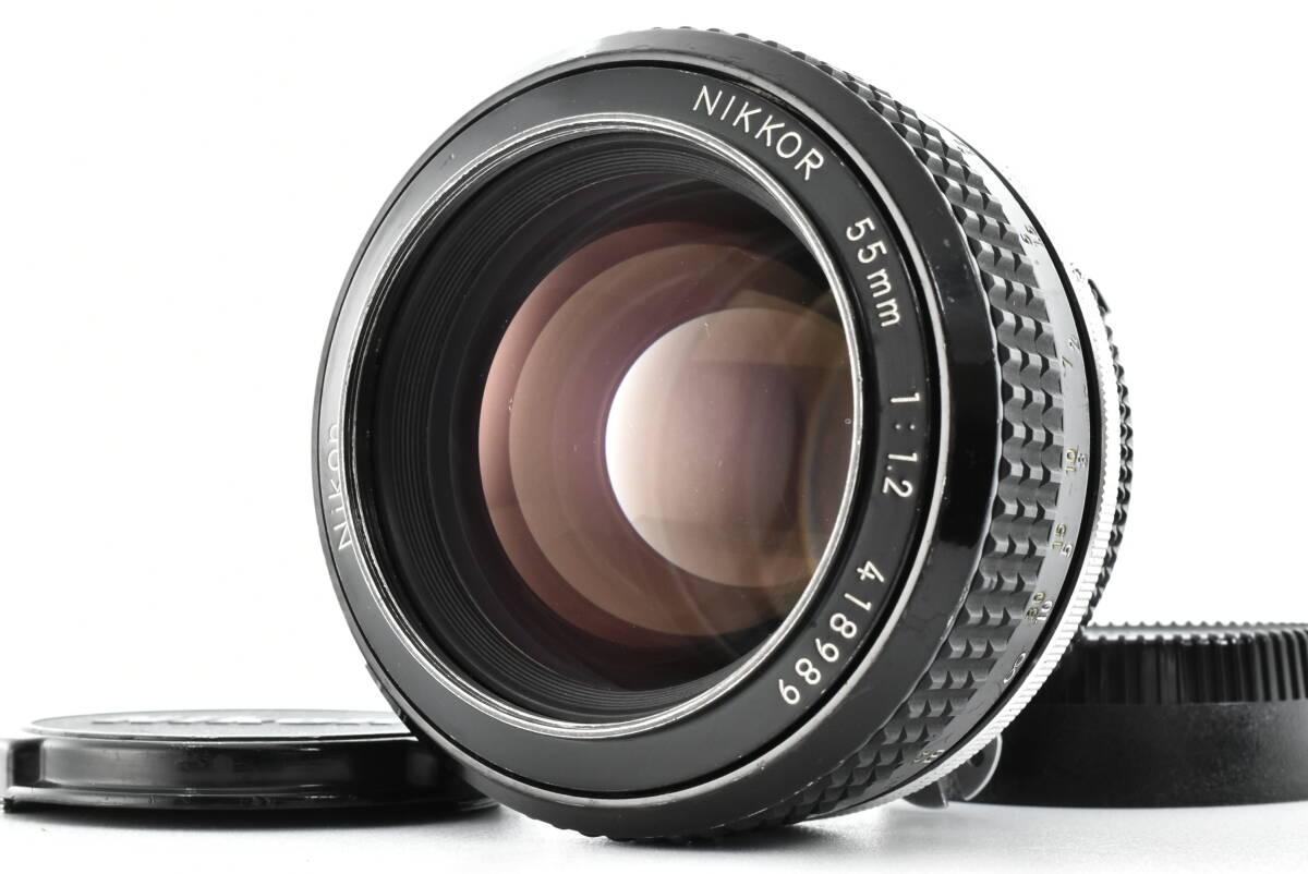 【良品】 Nikon ニコン Ai Nikkor ニッコール 55mm f/1.2 マニュアルフォーカス レンズ EF-848
