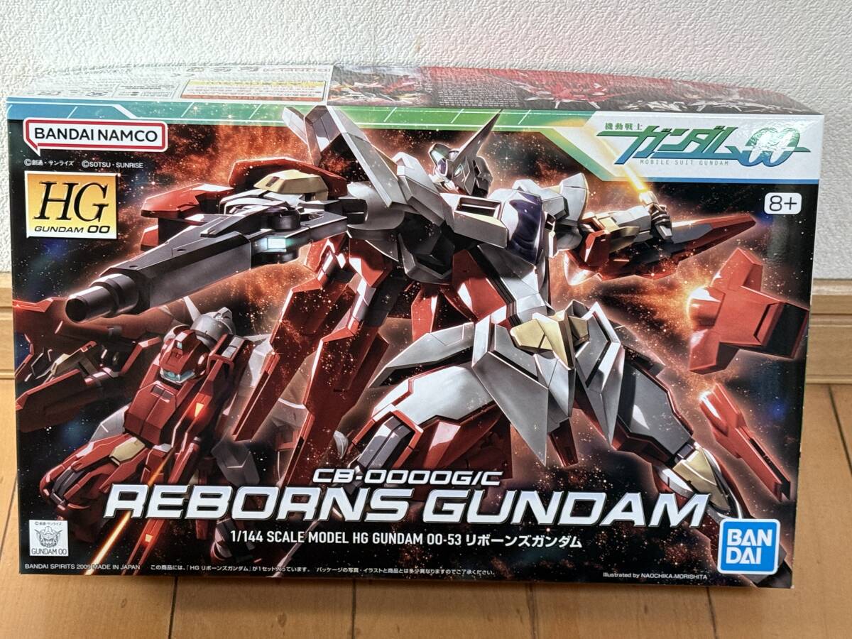 新品未開封 機動戦士ガンダムOO HG 1/144 CB-0000G/C リボーンズガンダム 53