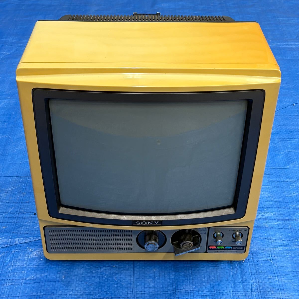☆1975年製 SONY ソニー トリニトロンカラーテレビ KV-1450 通電 ☆1975年製 SONY ソニー トリニトロンカラーテレビ KV-1450 通電