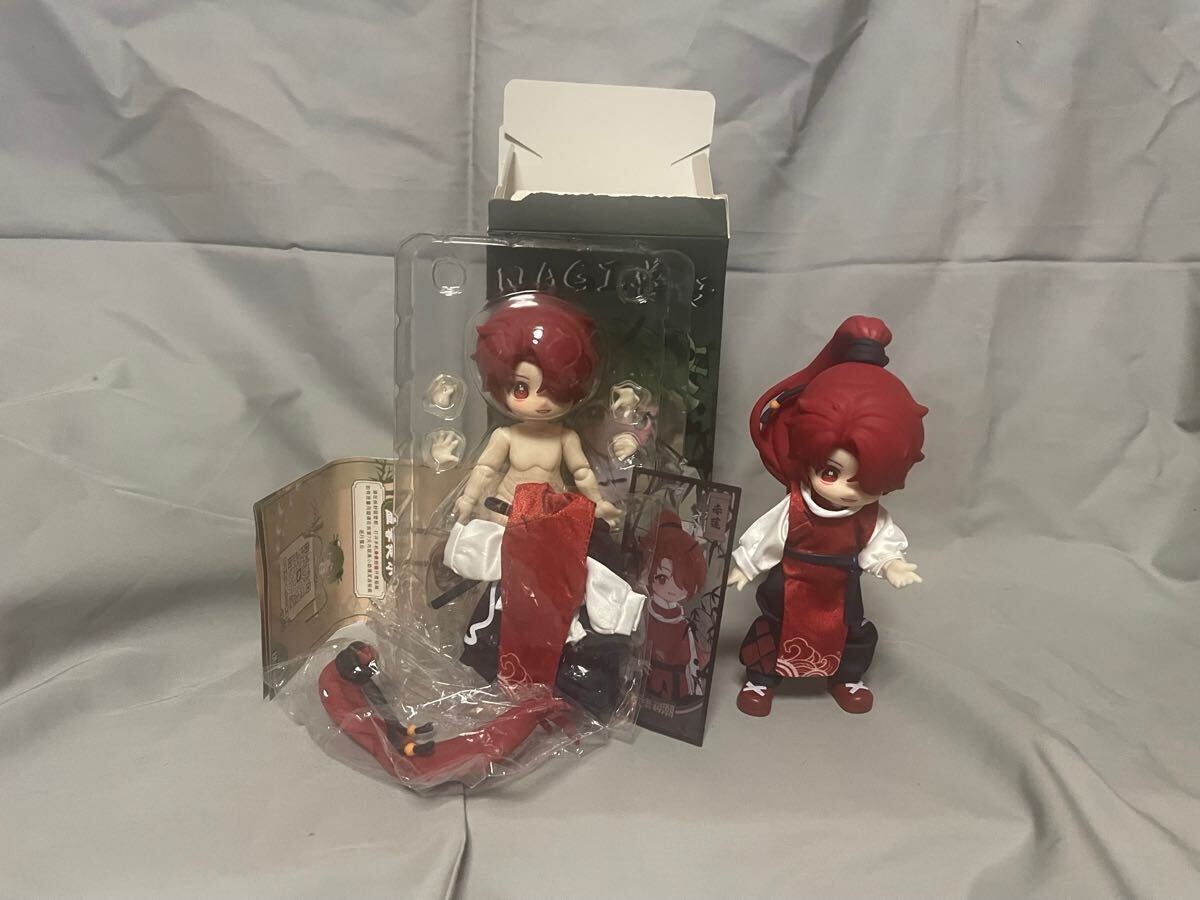 次元界TOY 玩楽尋潮 WAN LE XUN CHAO NAGI アニマルキッズシリーズ 第3弾 赤蓮 留学シーズン トレーディングドール 1
