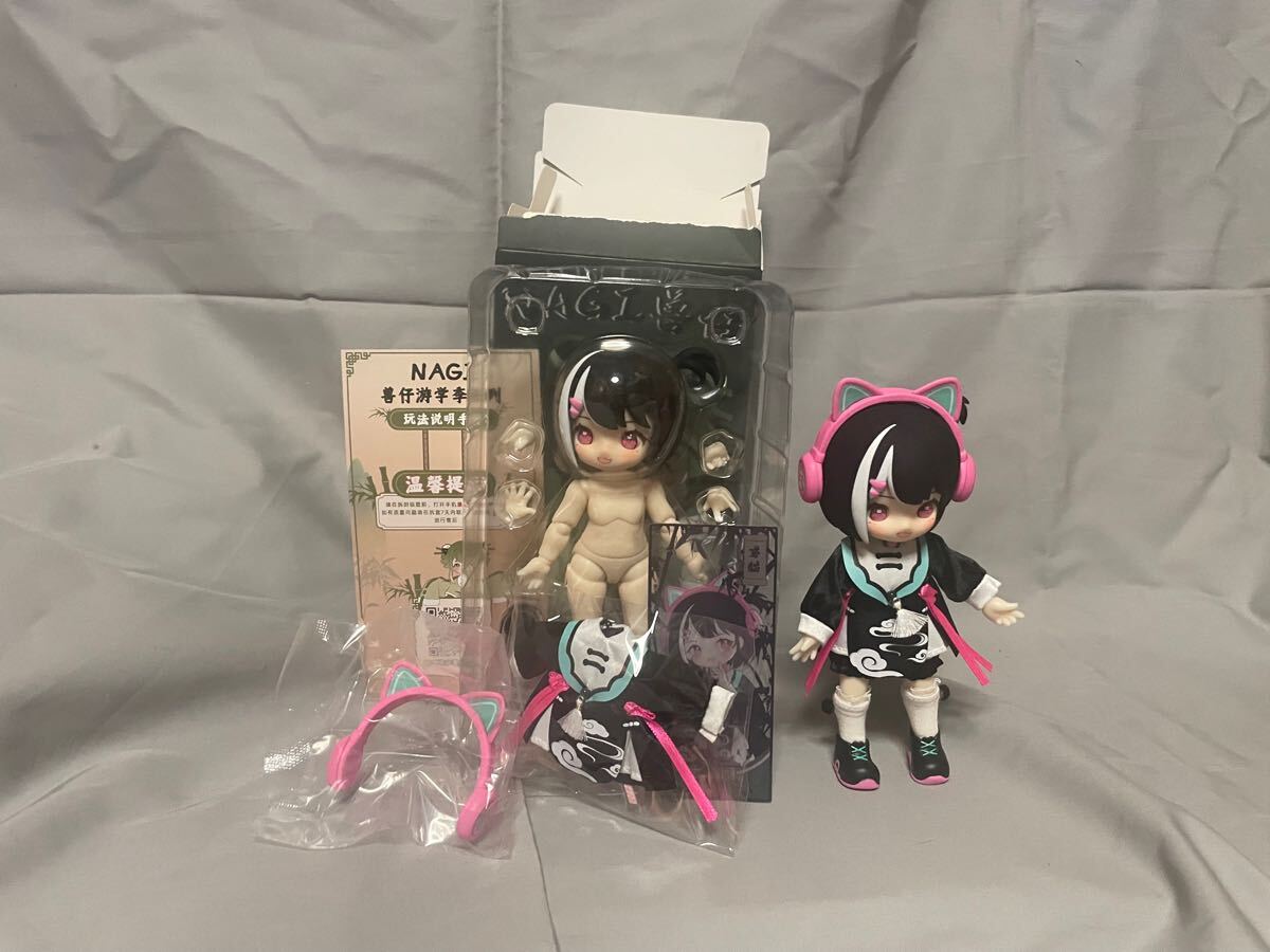 次元界TOY 玩楽尋潮 WAN LE XUN CHAO NAGI アニマルキッズシリーズ 第3弾 鳶猫 留学シーズン トレーディングドール 3