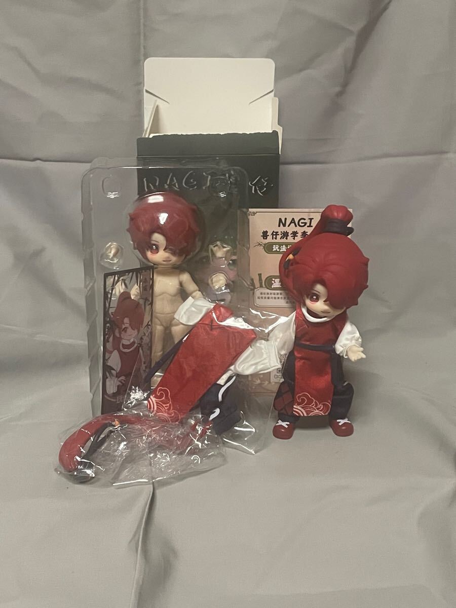 次元界TOY 玩楽尋潮 WAN LE XUN CHAO NAGI アニマルキッズシリーズ 第3弾 赤蓮 留学シーズン トレーディングドール 2