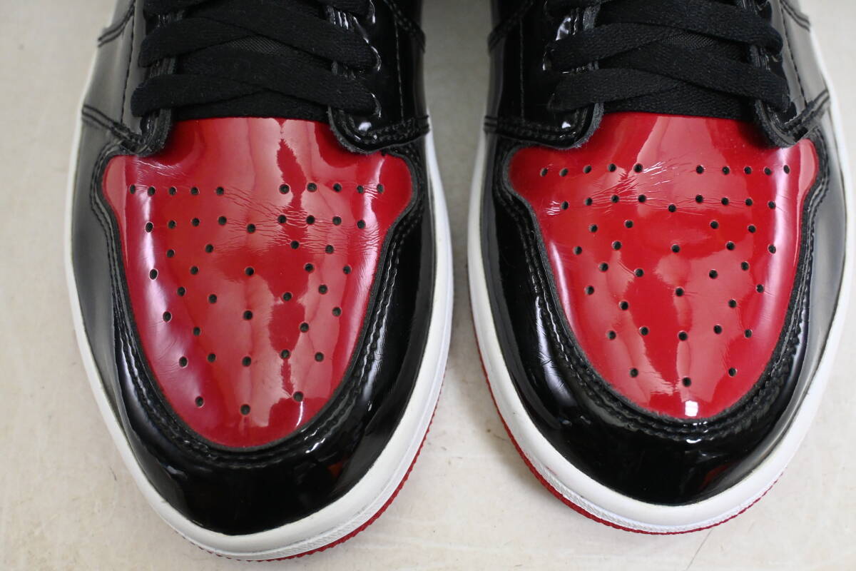 正規品 NIKE AIR JORDAN 1 RETRO HIGH OG Patent Bred AJ1 正規品 NIKE AIR JORDAN 1 RETRO HIGH OG Patent Bred AJ1