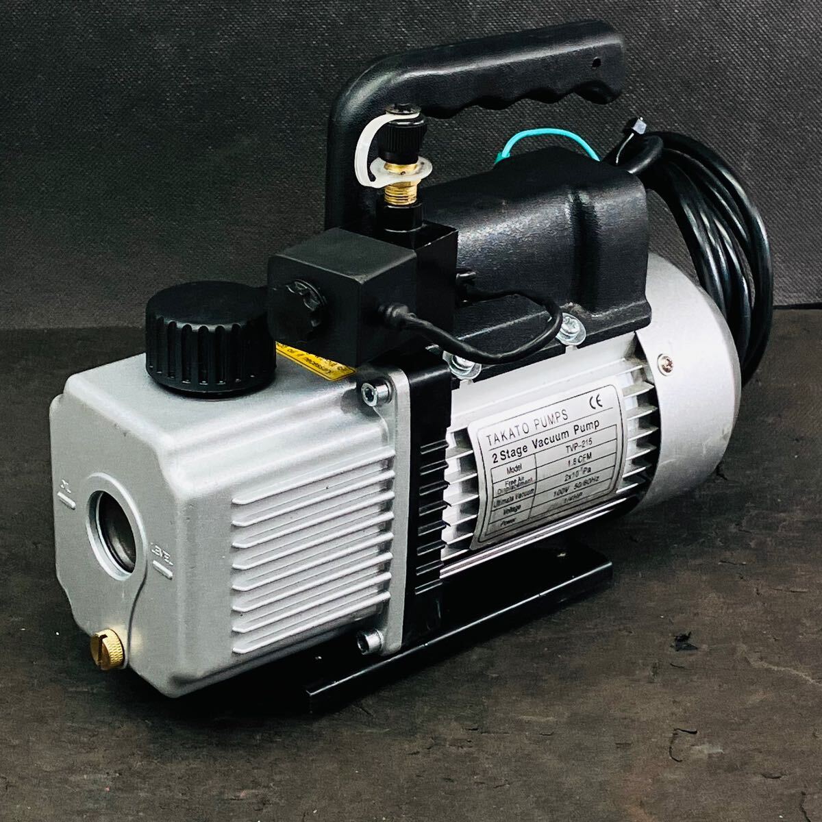 動作良好 送料無料 TAKATO タカト ツーステージ真空ポンプ TVP-215 カーエアコン