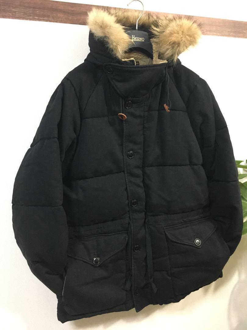 【 J.S homestead 】コットンダウンコート L コーデュロイ