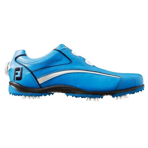 1.6万 試着程度超美品 フットジョイ FootJoy 45315 EXL Boa スパイクレス 撥水 ゴルフシューズ US7.5 JP25.5cm ブルー系