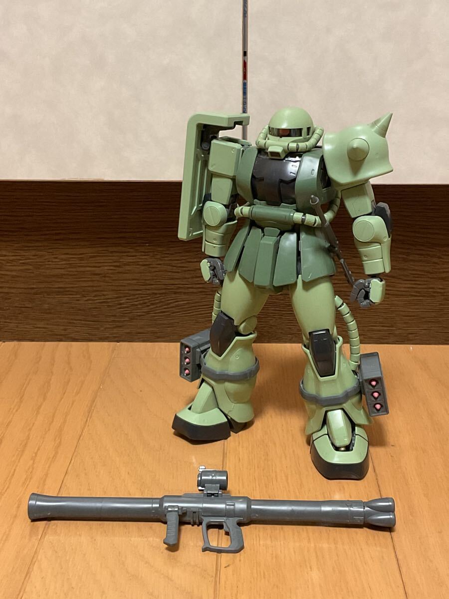 【ジャンク】MG 1/100 MS-06J 量産型 ザクⅡ ver2.0 素組品 欠品あり 表面汚れあり 現状品 ガンプラ
